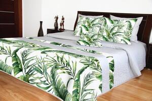 Lussuosi copriletti con foglie verdi Larghezza: 200 cm | Lunghezza: 220 cm