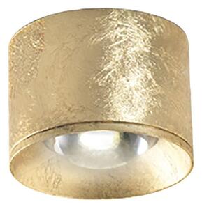Plafoniera led promoingross pocket t10 gf 3000k metallo foglia oro - Promoingross