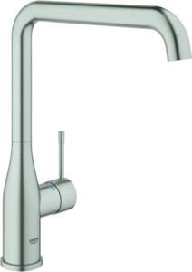Miscelatore monocomando per lavello ESSENCE bocca alta supersteel