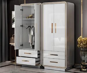 Armadio di design armadi lucidi mobili soggiorno legno nuovo
