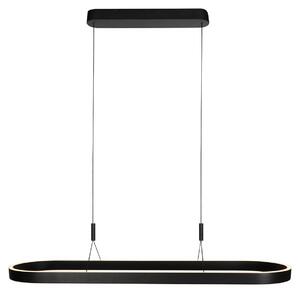 Steinhauer Exclusive - lampada a sospensione - Mykty - nero - metallo - lampada di design - LED - 4205ZW