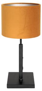 Steinhauer - lampada da tavolo - Stang - nero - metallo velluto - Ø 20cm - E27 - 8164ZW