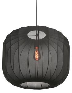 Anne Lighting - lampada a sospensione - Sable - nero - lino metallo - Ø 55cm - E27 - 4192ZW