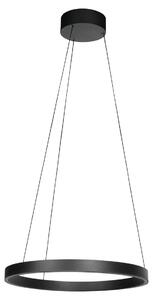 Steinhauer Exclusive - lampada a sospensione - Mykty - nero - metallo - Ø 60cm - LED - 4203ZW
