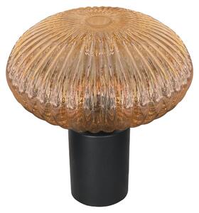 Steinhauer - lampada da tavolo - Bloeba - ambra - vetro plastica metallo - Ø 30cm - E27 - 4235ZW