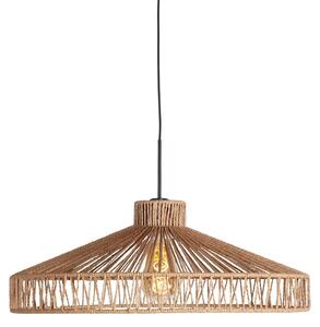 Steinhauer - lampada a sospensione - Sparkled Light - naturale - metallo corda - Ø 50cm - E27 - 4482ZW