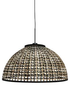 Steinhauer - lampada a sospensione - Sparkled Light - naturale nero - bambù metallo - E27 - 4477ZW