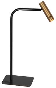 Mexlite - lampada da tavolo - Lumo - bronzo nero - metallo - lampada da scrivania - LED - 4606BR