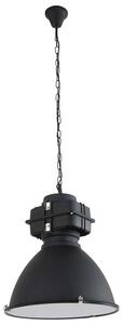 Mexlite - lampada a sospensione - Densi - nero - vetro metallo - Ø 47cm - E27 - 7779ZW