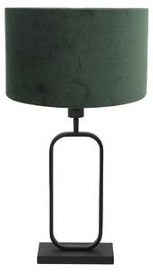 Steinhauer - lampada da tavolo - Stang - nero - metallo velluto - lampada da comodino - E27 - 4811ZW