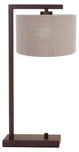Steinhauer - lampada da tavolo - Stang - marrone - metallo tessile - lampada da comodino - E27 - 4886CA