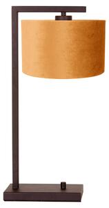 Steinhauer - lampada da tavolo - Stang - marrone - metallo tessile - lampada da comodino - E27 - 4884CA