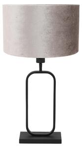 Steinhauer - lampada da tavolo - Stang - nero - metallo velluto - lampada da comodino - E27 - 4806ZW
