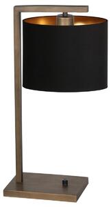 Steinhauer - lampada da tavolo - Stang - bronzo - metallo tessile - lampada da comodino - E27 - 4901BR