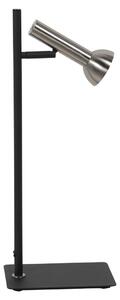 Mexlite - lampada da tavolo - Kora - acciaio nero - metallo - lampada da scrivania - GU10 - 4730ST