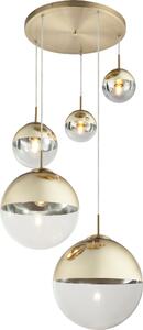 Globo Lighting lampada a sospensione in metallo color oro, 3x E27