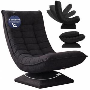 CASARIA Poltrona Relax da Lettura con Schienale Regolabile