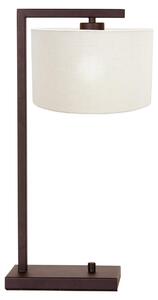 Steinhauer - lampada da tavolo - Stang - marrone - metallo tessile - lampada da comodino - E27 - 4885CA