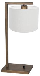 Steinhauer - lampada da tavolo - Stang - bronzo bianco - metallo tessile - lampada da comodino - E27 - 4902BR