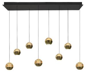 Steinhauer Exclusive - lampada a sospensione - BELLUNO - ottone - vetro metallo - lampada di design - LED - 4592ME