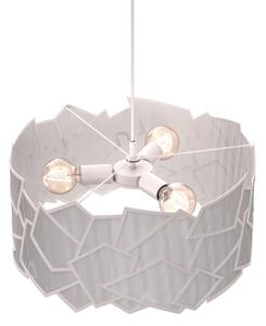 Lampadario a sospensione CAMO 3xE27/15W/230V beige