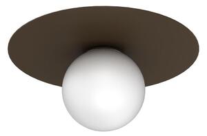 Plafoniera FLAT 1xE27/15W/230V 55x60 cm marrone