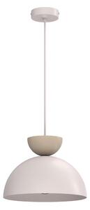 Lampadario a cavo NEVIS 1xE27/15W/230V diam. 29 cm crema