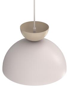 Lampadario a cavo NEVIS 1xE27/15W/230V diam. 29 cm crema