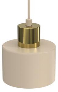 Lampadario a sospensione con cavo PARKLA 1xE27/15W/230V beige/oro