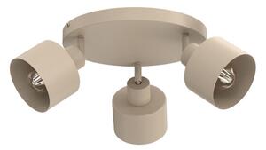 Faretto PARKLA 3xE27/15W/230V beige