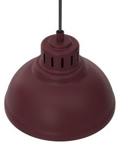Lampadario a cavo SVEN 4xE27/15W/230V bordeaux