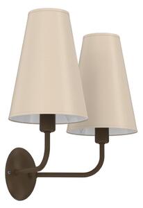 Lampada da parete GRENADA 2xE14/15W/230V beige