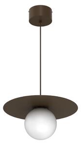 Lampada a sospensione con cavo FLAT 1xE27/15W/230V, marrone