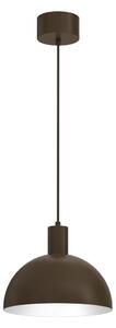 Lampadario a sospensione con cavo HANDA 1xE27/15W/230V marrone