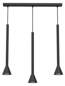 Lampadario su cavo MAZZO 3xGU10/8W/230V nero