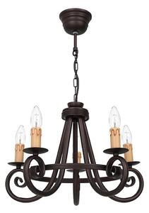 Lampadario a catena FAUST 5xE14/15W/230V
