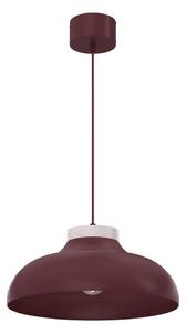 Lampadario a sospensione BASCA 1xE27/15W/230V bordeaux/crema