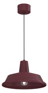 Lampadario a sospensione su cavo CLASS 1xE27/15W/230V borgogna
