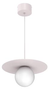 Lampadario a sospensione FLAT 1xE27/15W/230V, crema