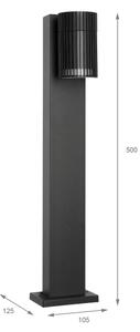 Lampada da esterno LANTHEA 1xGU10/11W/230V IP44 50 cm nera