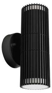 Faretto da parete per esterni LANTHEA 2xGU10/11W/230V IP44 nero