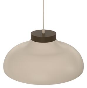 Lampadario a sospensione a filo BASCA 1xE27/15W/230V beige/marrone