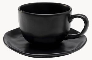 Tazzine da caffè con piattino Organic, set da 4