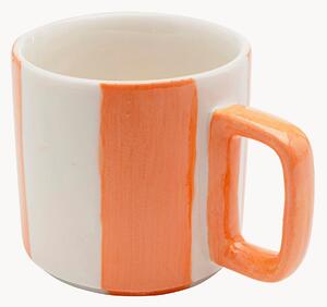 Set di 4 tazze da caffè dipinte a mano Stripes