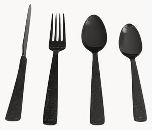 Set di 16 posate spazzolate opache Alana, 4 persone
