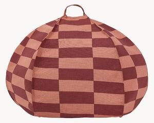 Pouf a sacco rotondo in cotone organico Vibes