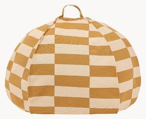 Pouf a sacco rotondo in cotone organico Vibes