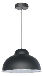 Lampadario Industriale Farell nero in ferro, D. 31.0 cm, INSPIRE