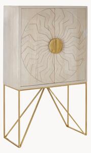 Credenza alta in legno di mango Sadras