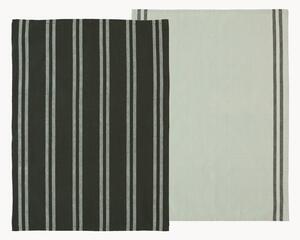 Set di 2 strofinacci in cotone Soft